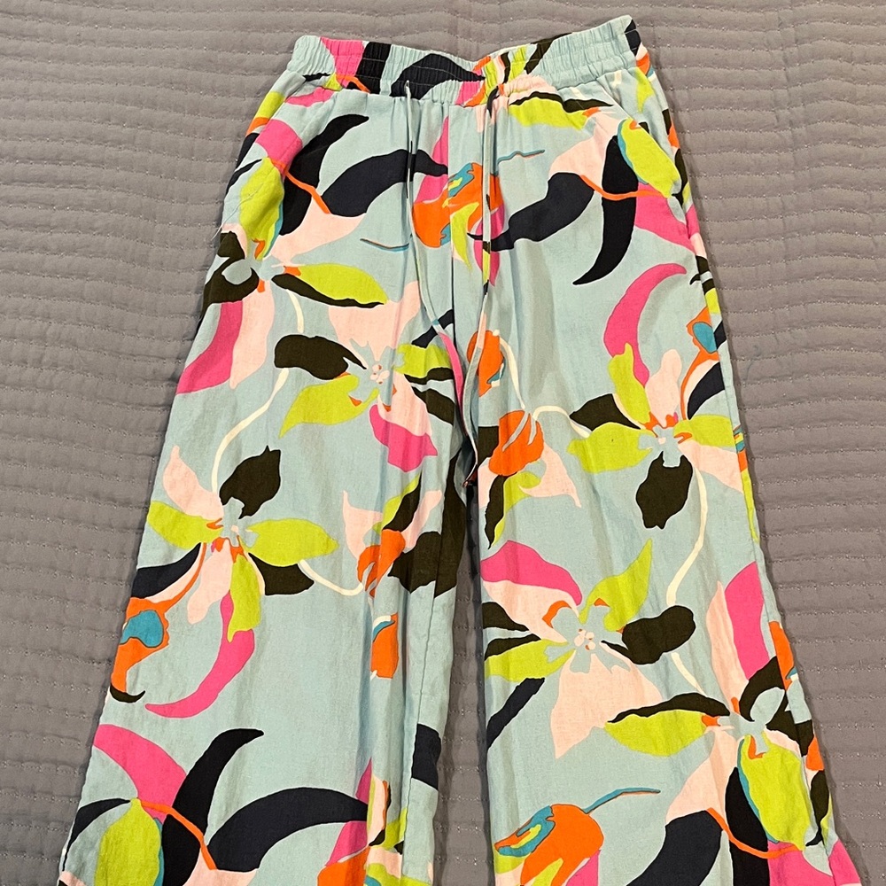 a new day Colorful Floral Pants